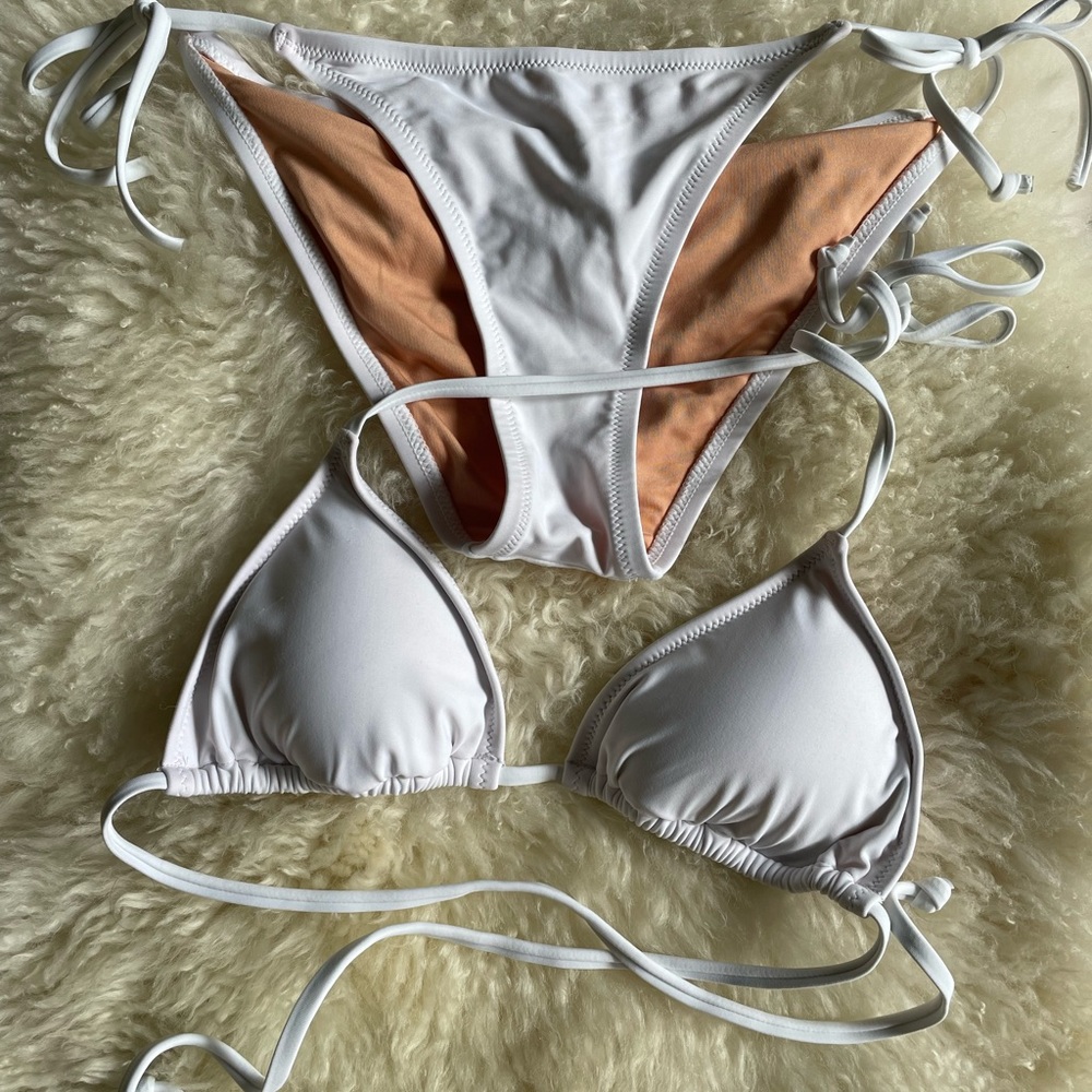 JCrew String hipster full coverage bikini size S